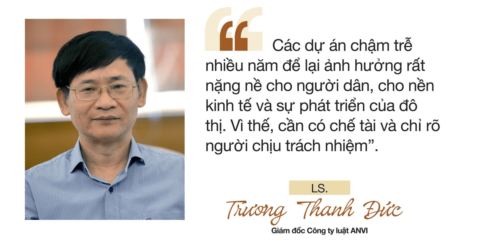LS. Trương Thanh Đức cho ý kiến về xử lý dự án chậm tiến độ
