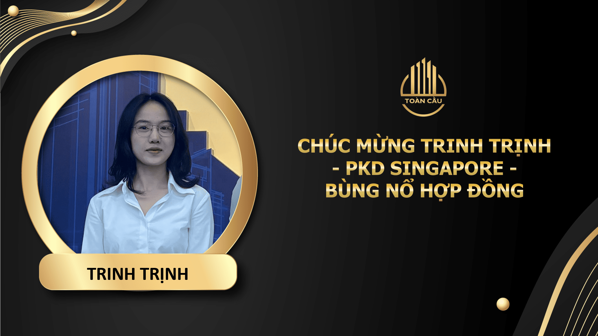 Chúc mừng NVKD Trinh Trịnh