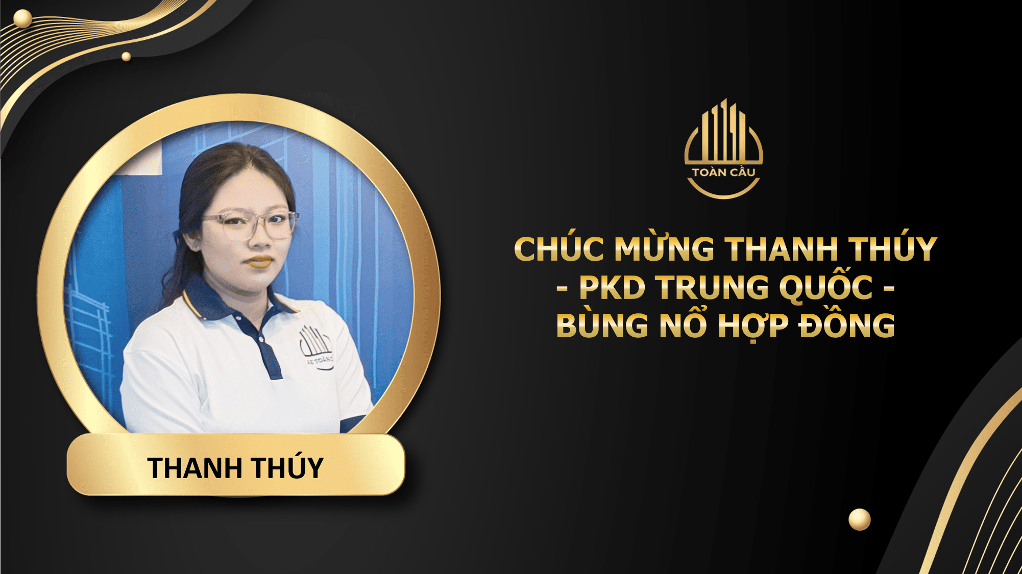 Chúc mừng NVKD Thanh Thúy